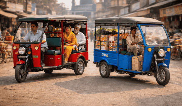 Passenger and Cargo Electric Rickshaws in Sitapur